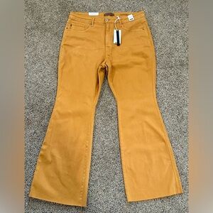 Judy Blue Mustard Flare Jeans